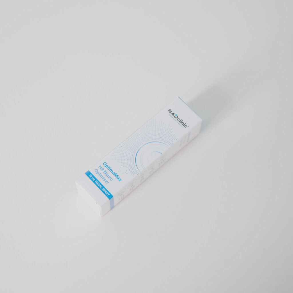 Optima Max NR+ Neuro Optimiser nasal spray from NADclinic - support for neuronal and cognitive health